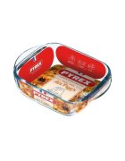 pyrex Квадратна чиния за фритюрник с горещ въздух 5.6L термоустойчиво стъкл