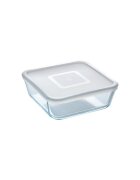 pyrex Квадратна кутия за храна изработена от термоустойчиво стъкло 2 л с