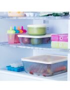 pyrex Квадратна кутия за храна изработена от термоустойчиво стъкло 2 л с