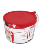 pyrex Мерителна чаша с капак термоустойчиво стъкло 1000 мл -