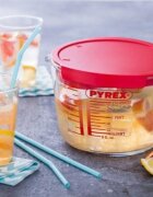 pyrex Мерителна чаша с капак термоустойчиво стъкло 1000 мл -