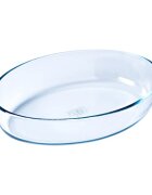 pyrex Овална чиния термоустойчиво стъкло 35x24см/3.1л -