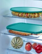 pyrex Овална кутия за храна с капак термоустойчиво стъкло 35x24см/3.1л B