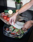 pyrex Овална тава за печене с решетка термоустойчиво стъкло 4 л -