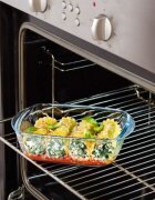 pyrex Правоъгълен контейнер за храна с капак топлоустойчиво стъкло 23x15c