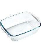 pyrex Правоъгълна тава за фритюрник с горещ въздух 6.5L термоустойчиво стък