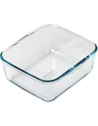 pyrex Съд за фритюрник с горещ въздух с подвижна дръжка термоустойчиво стъ