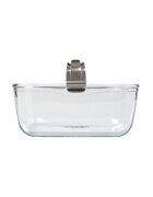 pyrex Съд за фритюрник с горещ въздух с подвижна дръжка термоустойчиво стъ