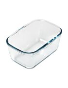 pyrex Съд за фритюрник с горещ въздух с подвижна дръжка термоустойчиво стъ