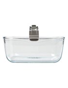 pyrex Съд за фритюрник с горещ въздух с подвижна дръжка термоустойчиво стъ