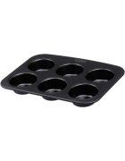 pyrex Тава за мъфини с 6 отделения метална GLIDE -