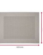 Saleen Подложка за маса 42 x 32 cm "Home" Light Taupe -