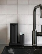 SimpleHuman Дозатор за сапун със сензор и държач за гъба 414 мл неръждаема стома