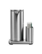 SimpleHuman Дозатор за сапун със сензор и държач за гъба 414 мл неръждаема стома