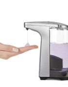 SimpleHuman Дозатор за течен сапун със сензор 237 ml Silver -