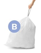 SimpleHuman Комплект чували за боклук код B 6 L/ 90 броя пластмаса - simplehuma