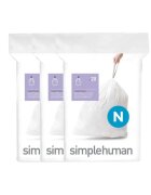 SimpleHuman Комплект торби за боклук код N 45-50 л/ 60 бр. пластмасови - simple