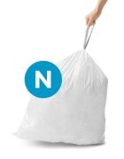 SimpleHuman Комплект торби за боклук код N 45-50 л/ 60 бр. пластмасови - simple