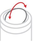 SimpleHuman Кошче за боклук 55 L неръждаема стомана - марка "".