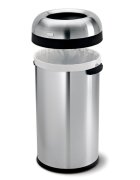 SimpleHuman Кошче за боклук 60 L неръждаема стомана -