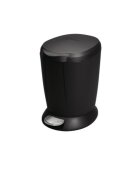 SimpleHuman Кошче за боклук кръгло с педал 6 л пластмасово черно - simplehuma