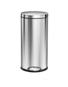 SimpleHuman Кошче за боклук с педал 30 л неръждаема стомана -