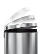 SimpleHuman Кошче за боклук с педал 30 л неръждаема стомана -