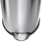 SimpleHuman Кошче за боклук с педал 30 л неръждаема стомана -