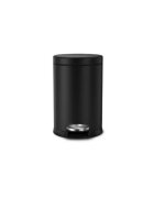 SimpleHuman Кошче за боклук с педал 4.5 L неръждаема стомана Matte Black - simp