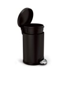 SimpleHuman Кошче за боклук с педал 4.5 L неръждаема стомана Matte Black - simp