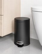 SimpleHuman Кошче за боклук с педал 4.5 L неръждаема стомана Matte Black - simp