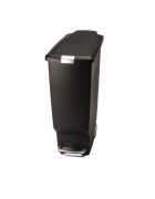 SimpleHuman Кошче за боклук с педал 40 л пластмасово черно -
