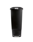 SimpleHuman Кошче за боклук с педал 40 л пластмасово черно -