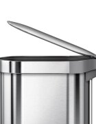 SimpleHuman Кошче за боклук с педал 45 L Stainless Steel -