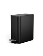 SimpleHuman Кошче за боклук с педал 5 л неръждаема стомана Matte Black - simple