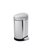 SimpleHuman Кошче за боклук с педал 6 L неръждаема стомана -