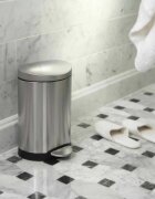 SimpleHuman Кошче за боклук с педал 6 L неръждаема стомана -
