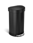 SimpleHuman Кошче за боклук с педал полукръгло 45 л неръждаема стомана Matte B