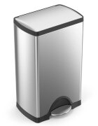 SimpleHuman Кошче за боклук с педали 38 L неръждаема стомана -