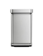 SimpleHuman Кошче за боклук с педали 45 L неръждаема стомана -