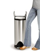 SimpleHuman Кошче за боклук с педали 45 L неръждаема стомана -