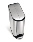 SimpleHuman Кошче за боклук с педали 45 L неръждаема стомана -