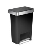 SimpleHuman Кошче за боклук с педали 45 L пластмасово -
