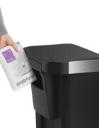 SimpleHuman Кошче за боклук с педали 45 L пластмасово -