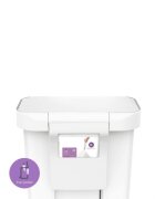 SimpleHuman Кошче за боклук с педали 45 л пластмасово бяло -