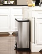 SimpleHuman Кошче за боклук с педали 50 L неръждаема стомана -