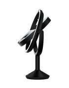 SimpleHuman Козметично огледало със сензор 25 см "Trio Max" Matte Black Steel -