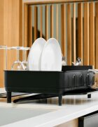 SimpleHuman Отцедник за съдове неръждаема стомана 56.6 x 51.4 x 29.2 см матово