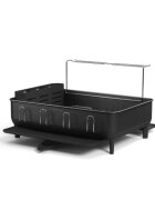 SimpleHuman Отцедник за съдове неръждаема стомана 56.6 x 51.4 x 29.2 см матово