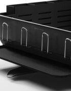 SimpleHuman Отцедник за съдове неръждаема стомана 56.6 x 51.4 x 29.2 см матово